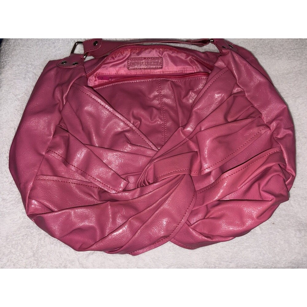 Chinese Laundry Shoulder Bag Pink Twisted Front Knot